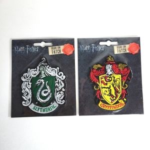 Harry Potter Iron On Patch Set of 2 Embroidery